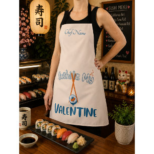 Sushi ist mein Valentinstag, Sushi Schürze