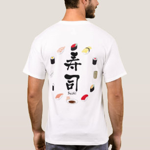 Sushi (Japanische Kalligrafie) T-Shirt