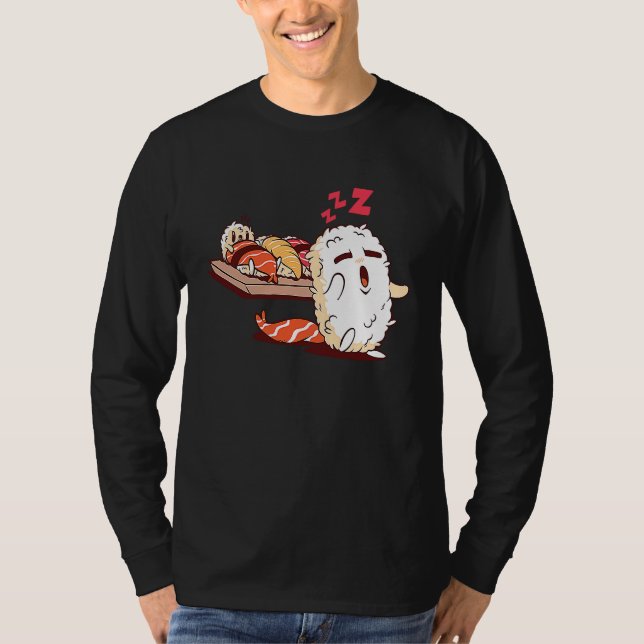 Sushi Japanisches Essen T-Shirt (Vorderseite)