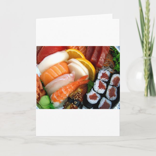 Sushi Karte (Vorderseite)