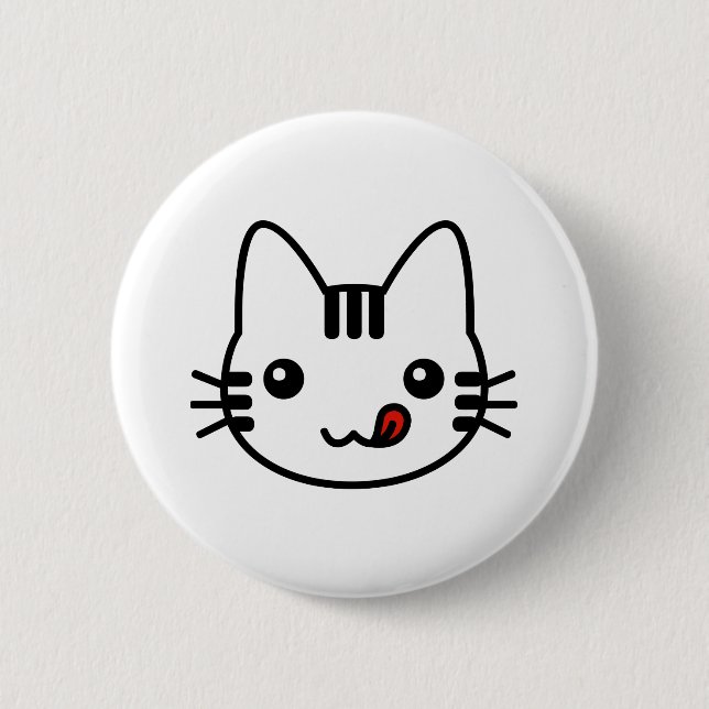 Sushi-Katze Button (Vorderseite)
