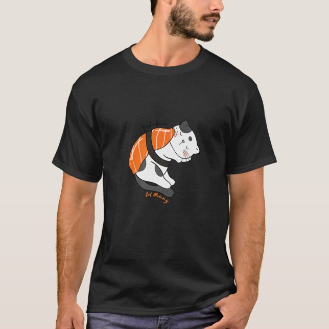Sushi-Katze-Mama T-Shirt (Vorderseite)