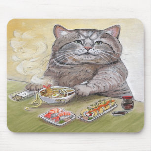 Sushi-Katze - TempuraUdon Mousepad