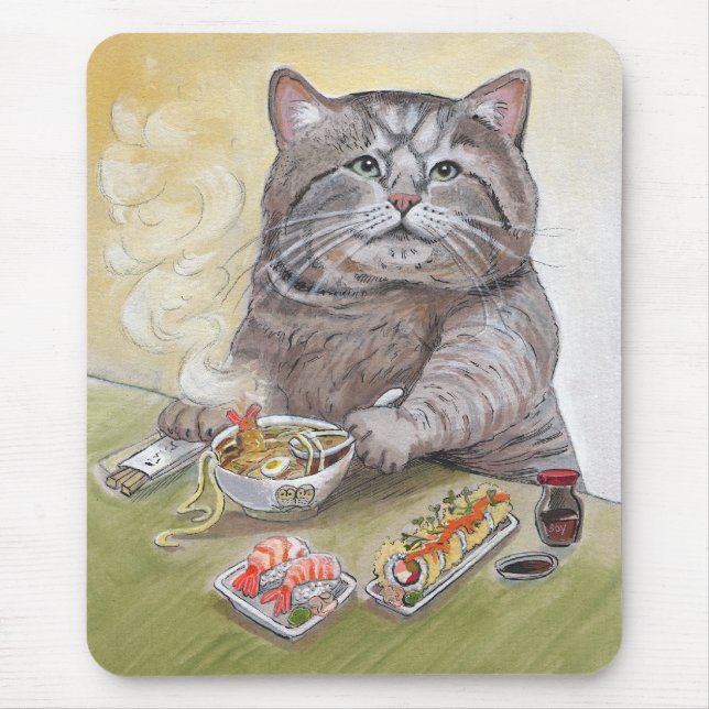 Sushi-Katze - TempuraUdon Mousepad (Vorne)