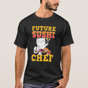 Sushi-Katze zukünftiger Sushi-Koch T-Shirt
