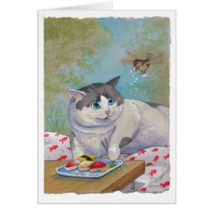 Sushi-Katzen-Picknick-Überraschung