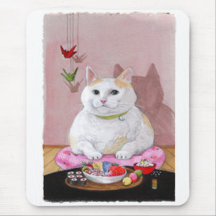 Sushi-Katzen-Sashimi-Miezekatze! Mousepad