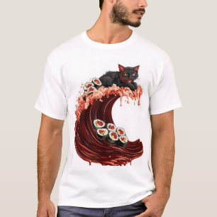 Sushi-Katzen-Träume Eigenartige japanische Lebens T-Shirt