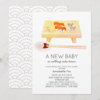 Sushi Kawaii Virtual Baby Shower