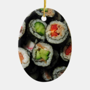 Sushi Keramik Ornament