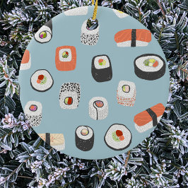 Sushi Keramik Ornament