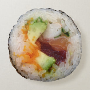 Sushi-Kissen Rundes Kissen