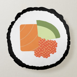 Sushi-Kissen Rundes Kissen