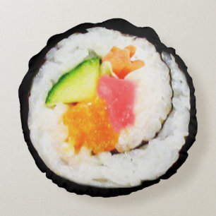 Sushi-Kissen Rundes Kissen
