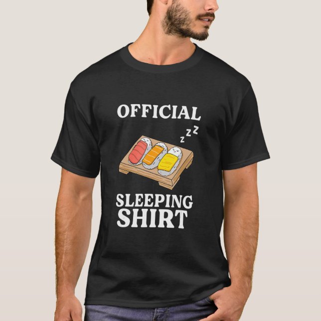 Sushi late sleepers morning grouch T-Shirt (Vorderseite)