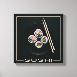 Sushi-Leinwand Leinwanddruck