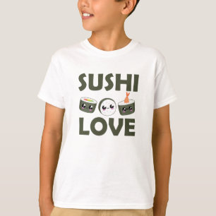 Sushi Liebe Niedlich Cawaii Food Favorite Food T-Shirt