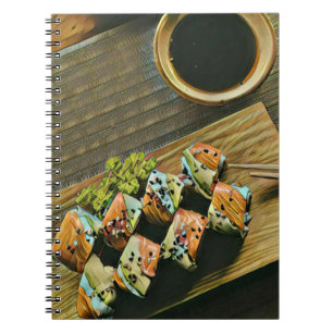 Sushi-Liebhaber asiatischer Küche Notizblock