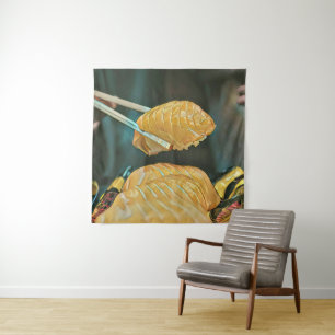 Sushi-Liebhaber asiatischer Küche Wandteppich