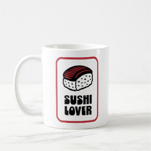 Sushi-Liebhaber Nigiri Retro-Ästhetik Kaffeetasse