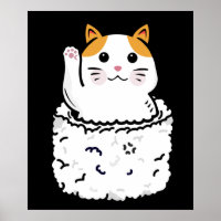 Sushi Lover Cat Geschenk Japanisch Sushi Kawaii Ca