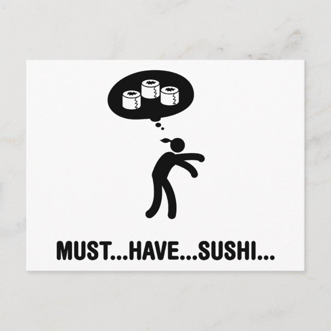 Sushi Lover Postkarte (Vorderseite)