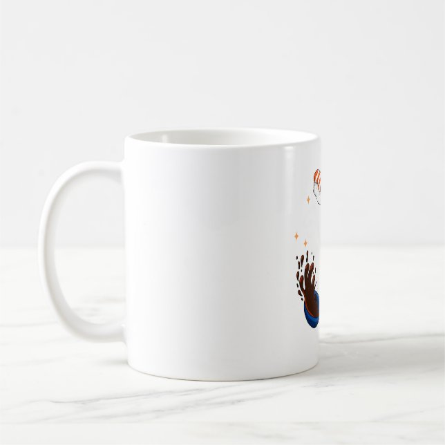 Sushi macht mich glücklich kaffeetasse (Links)