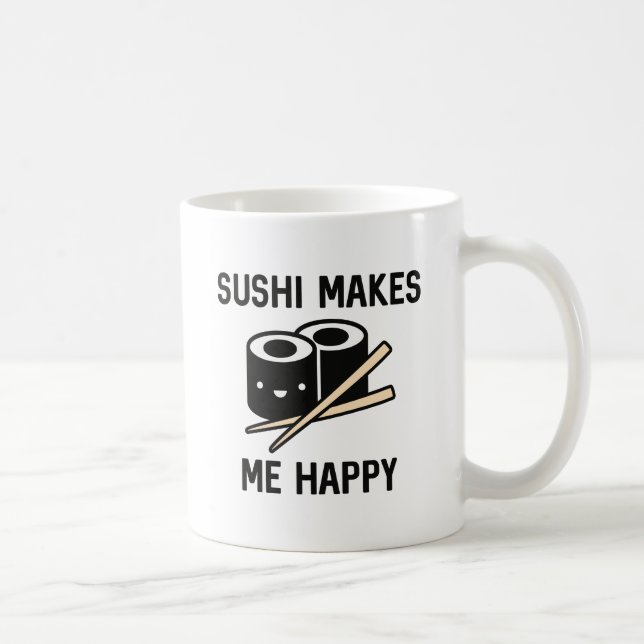 Sushi macht mich glücklich kaffeetasse (Rechts)