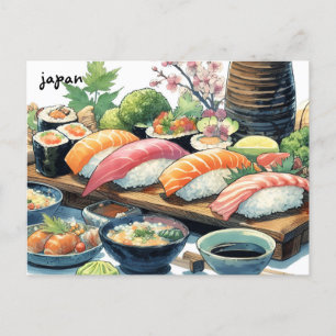 Sushi-Massenversand japanischer Postkarten