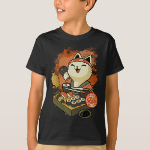 Sushi Master Cat T-Shirt
