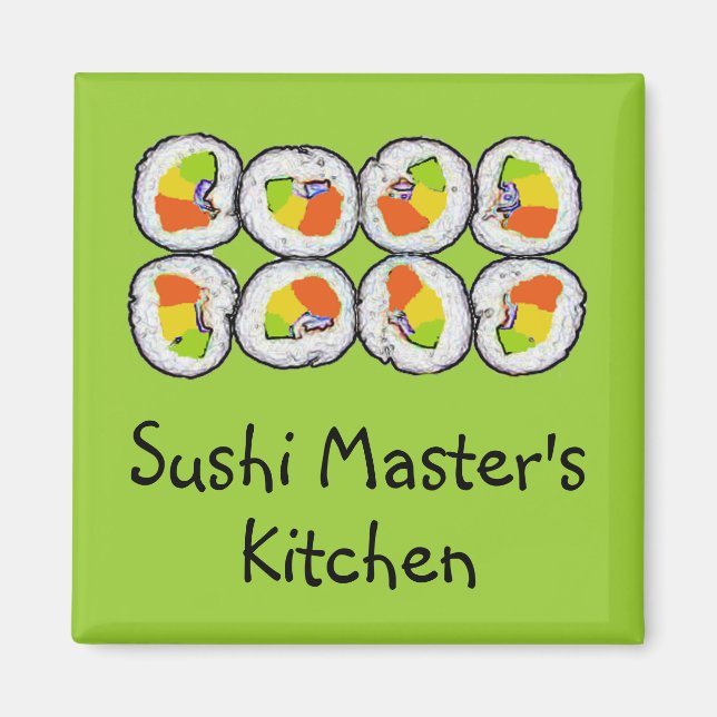 Sushi Master's Magnet (Vorne)