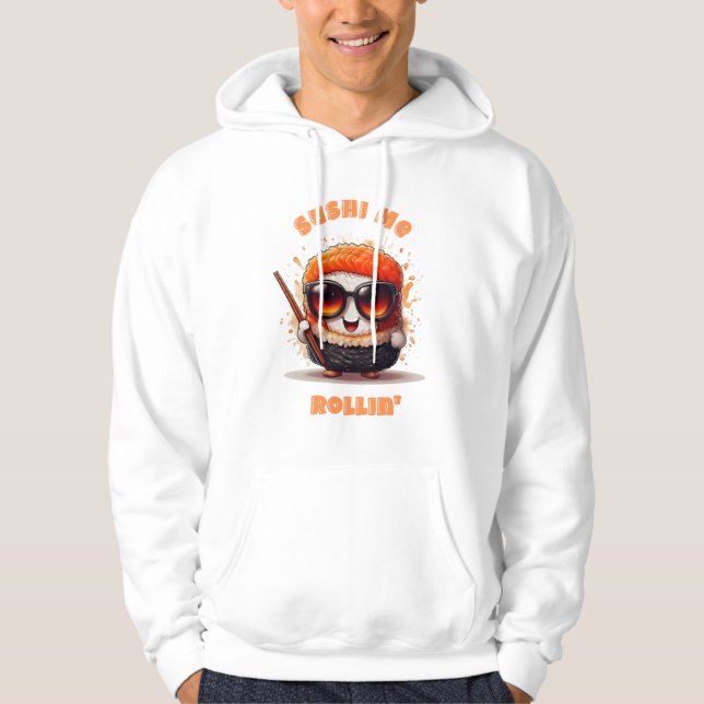 Sushi Me Rollin" - Funny Kawaii Sushi T - Shirt (Vorderseite)