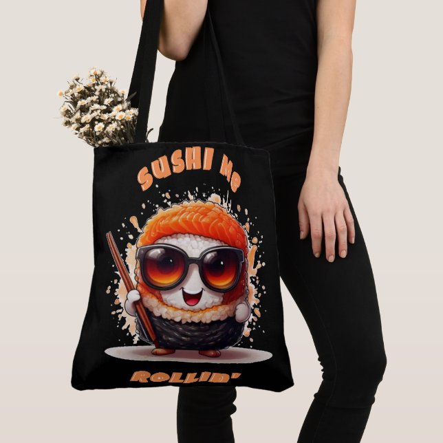 Sushi Me Rollin" - Funny Kawaii Sushi T - Shirt (Von Nahem)