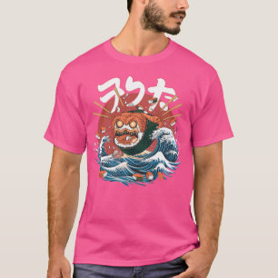 Sushi Monster. Japanisch Inspiriert Wave. T-Shirt