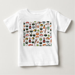 Sushi-Muster Baby T-shirt