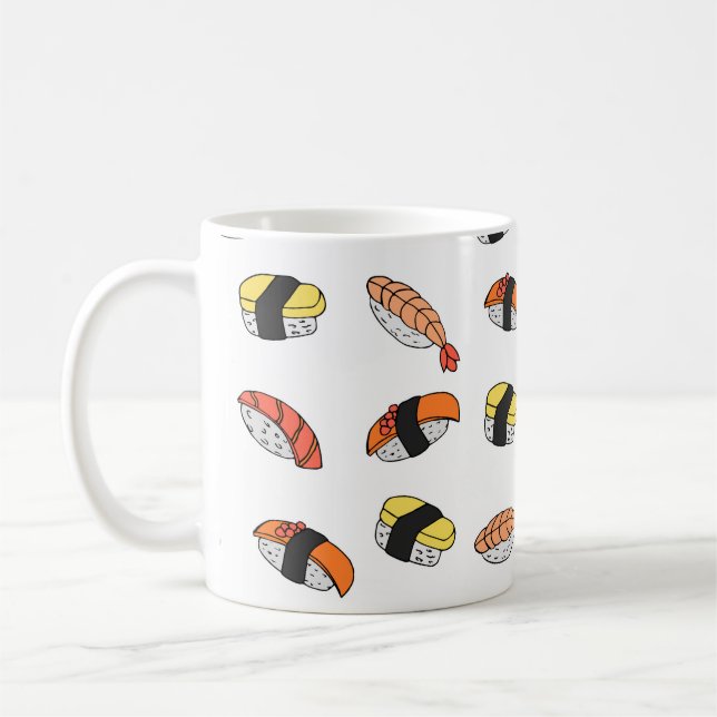 Sushi-Muster Kaffeetasse (Links)