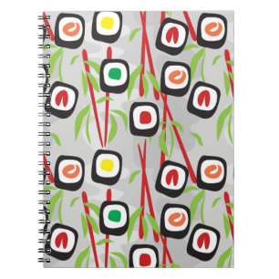 Sushi-Muster Notizblock