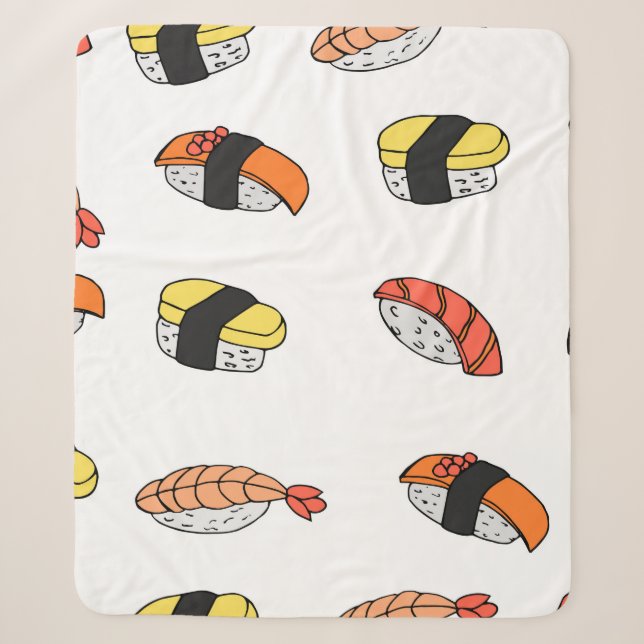 Sushi-Muster Sherpadecke (Vorderseite)