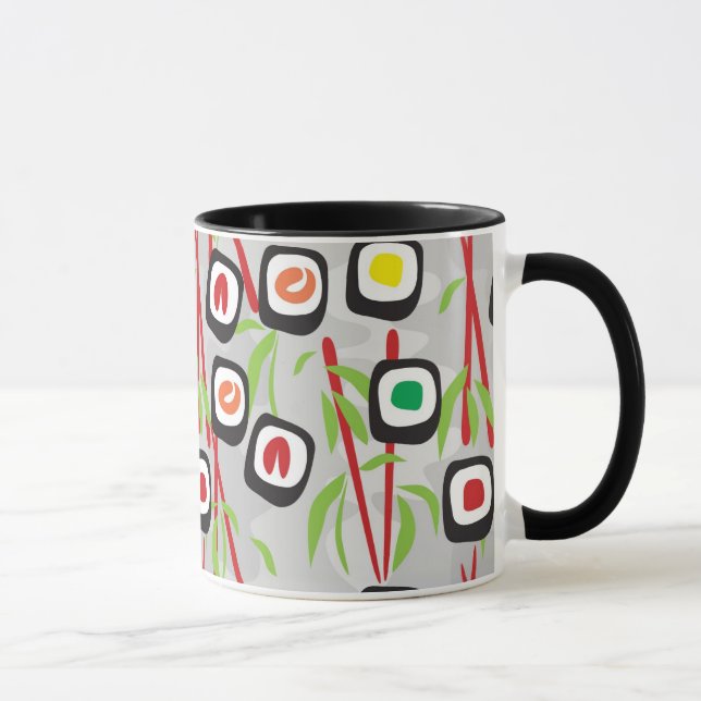 Sushi-Muster Tasse (Rechts)