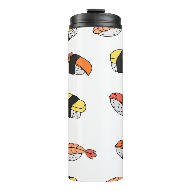 Sushi-Muster Thermosbecher (Vorderseite)