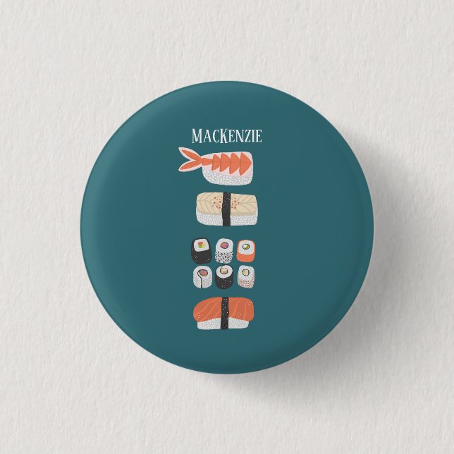 Sushi Name Button (Vorderseite)