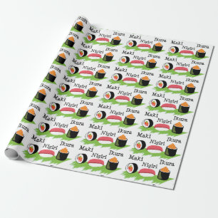 Sushi-Namen Geschenkpapier
