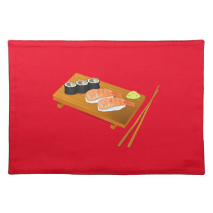 Sushi niedlich japanisch stofftischset