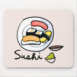 Sushi niedliche japanische Küche Mousepad