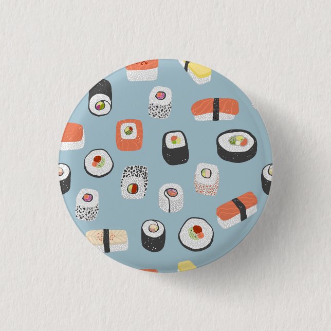Sushi Nigeria Maki Roll Button (Vorderseite)