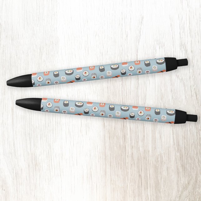 Sushi Nigiri Maki Roll Pattern Kugelschreiber (Fun Japanese sushi pattern pen)