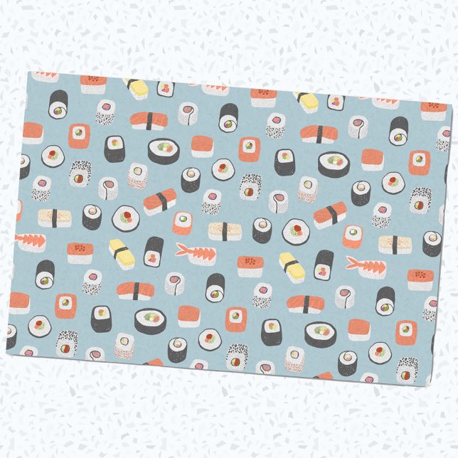 Sushi Nigiri Maki Roll Pattern Seidenpapier (Von Creator hochgeladen)
