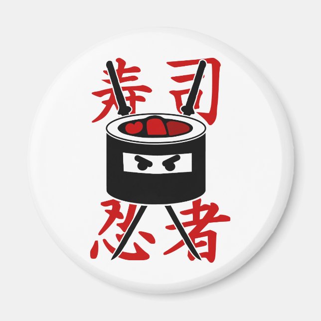 Sushi Ninja Magnet (Vorne)