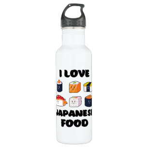 Sushi Noodles Anime Manga Funny Japan Otaku Outfit Edelstahlflasche