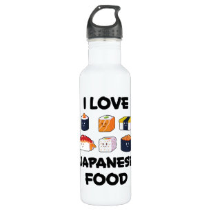 Sushi Noodles Anime Manga Funny Japan Otaku Outfit Edelstahlflasche
